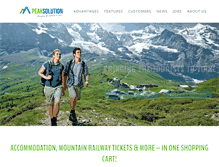 Tablet Screenshot of peaksolution.com